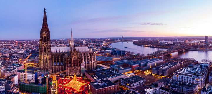 Weihnachtsmarkt in Köln am Dom