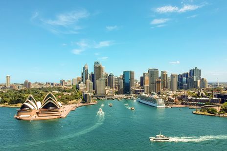 Blick auf die Stadt Sydney