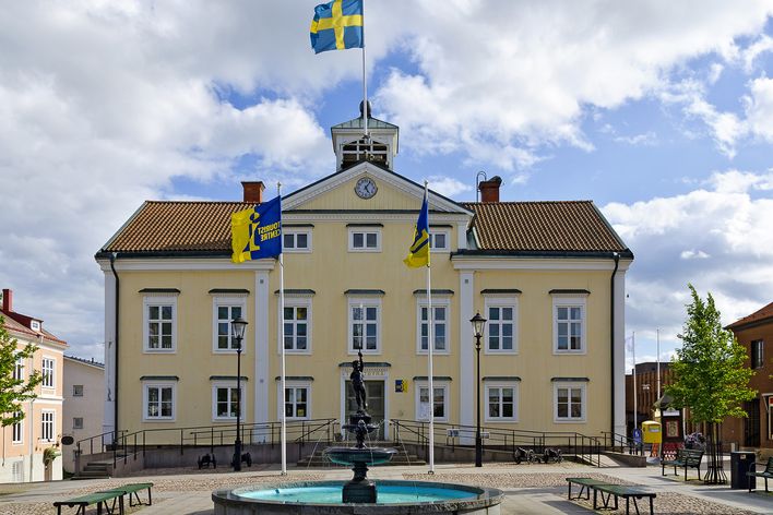 Stadt Vimmerby in Schweden