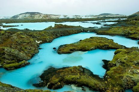 Blaue Lagune in Island