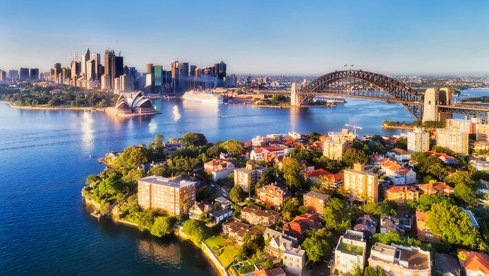 Luftansicht von Sydney in Australien