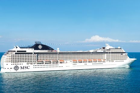 MSC Musica auf hoher See