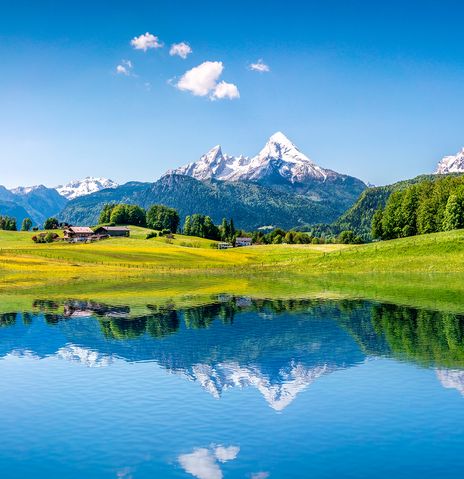 Berglandschaft in Bayern