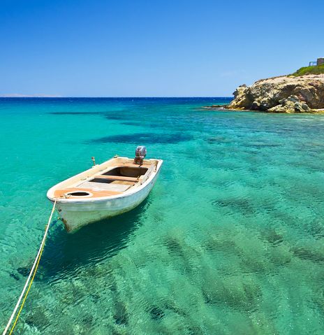 Bucht mit Boot