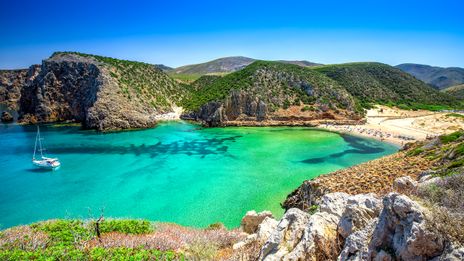 Küste von Sardinien