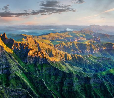 Drakensberge in Südafrika