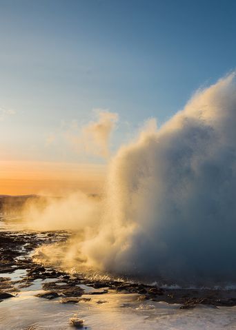 Geysir Strokkur auf Island