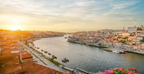 Blick auf Porto