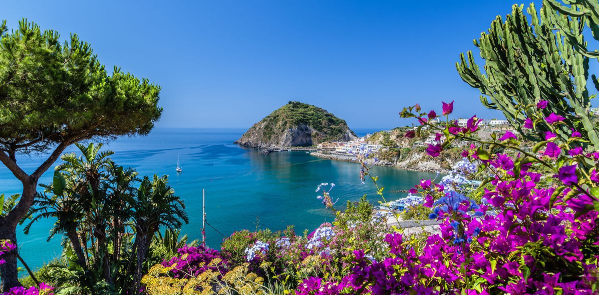 Landschaft in Ischia, Italien
