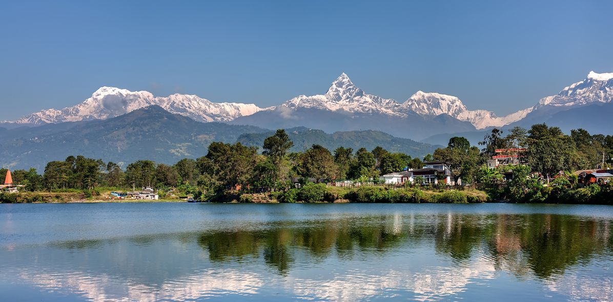 See in Pokhara in Nepal