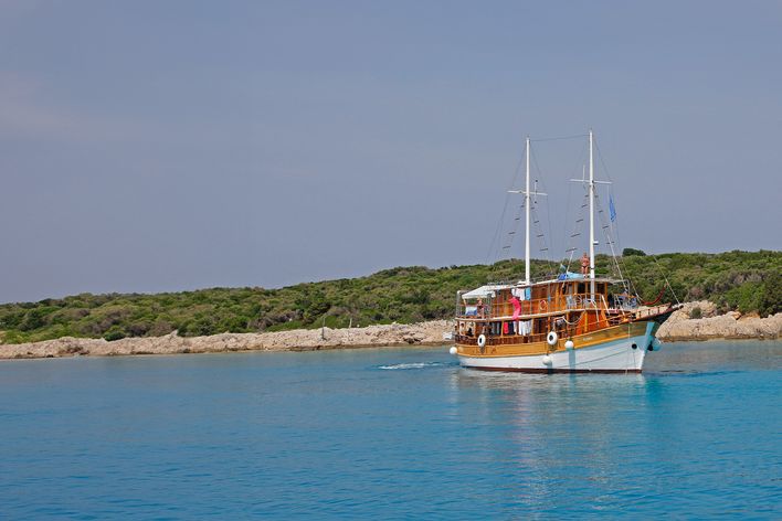 Segelschiff in Kroatien