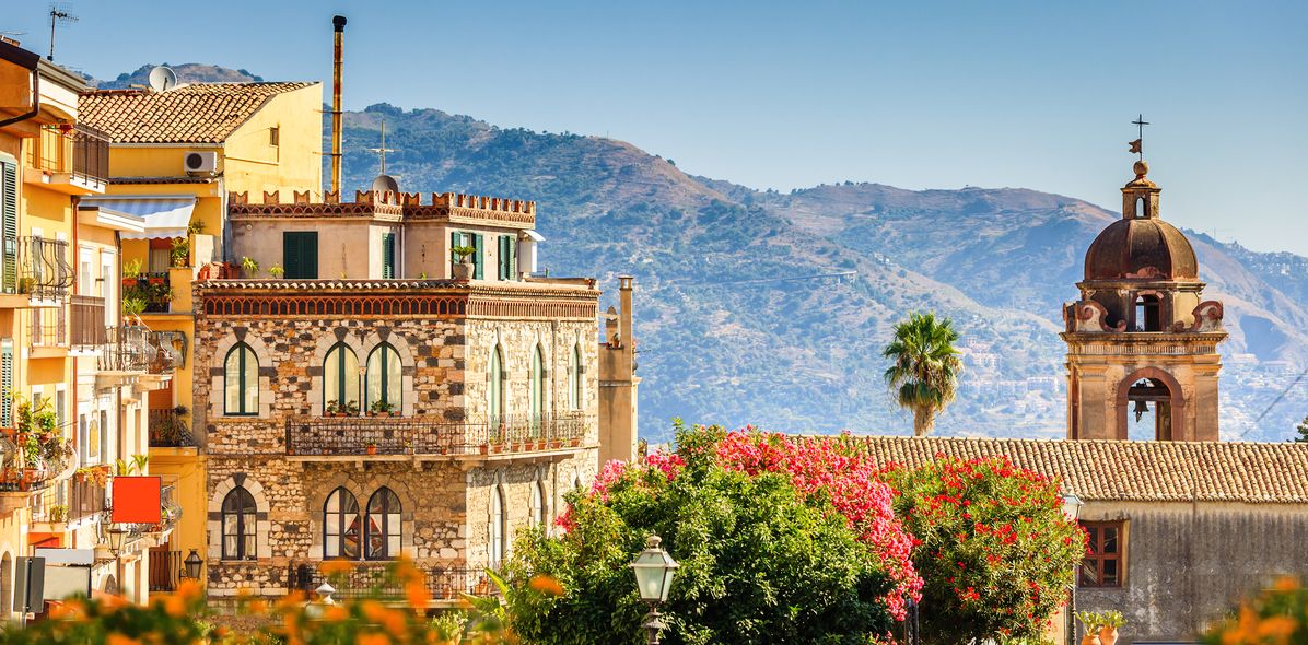 Dächer von Taormina