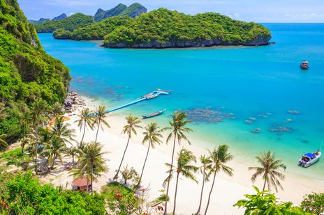 Strand von Koh Samui in Thailand