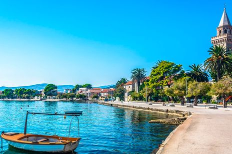 Blick auf die Insel Split