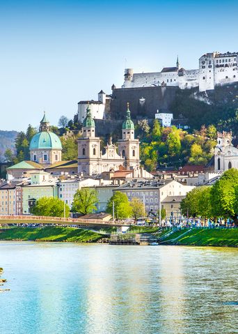 Salzburg Salzach Burg