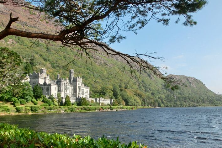 Aussicht auf Kylemore Abbey 