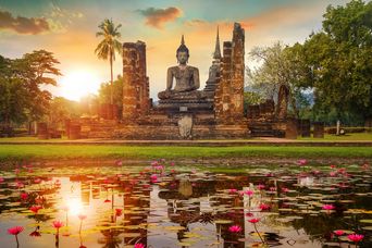 Buddha Statue in Sukhothai, Thailand