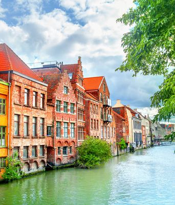 Flämische Region bei Gent in Belgien