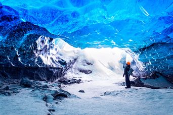 Gletscher in Vatnajökull auf Island