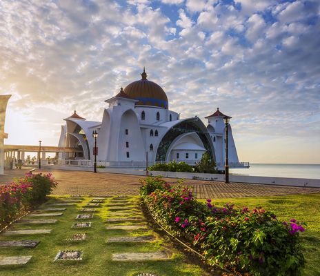 Malakka Moschee in Malaysia