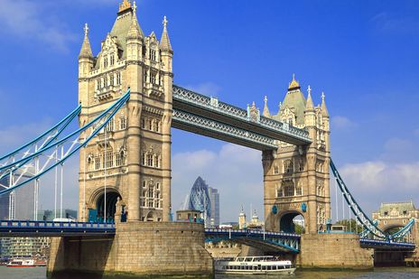 London und die berühmte Tower Bridge 