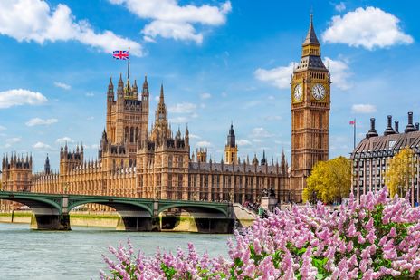 Big Ben und Palace of Westminster in London