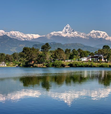 See in Pokhara in Nepal