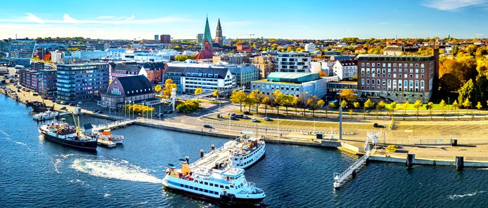 Blick auf Kiel