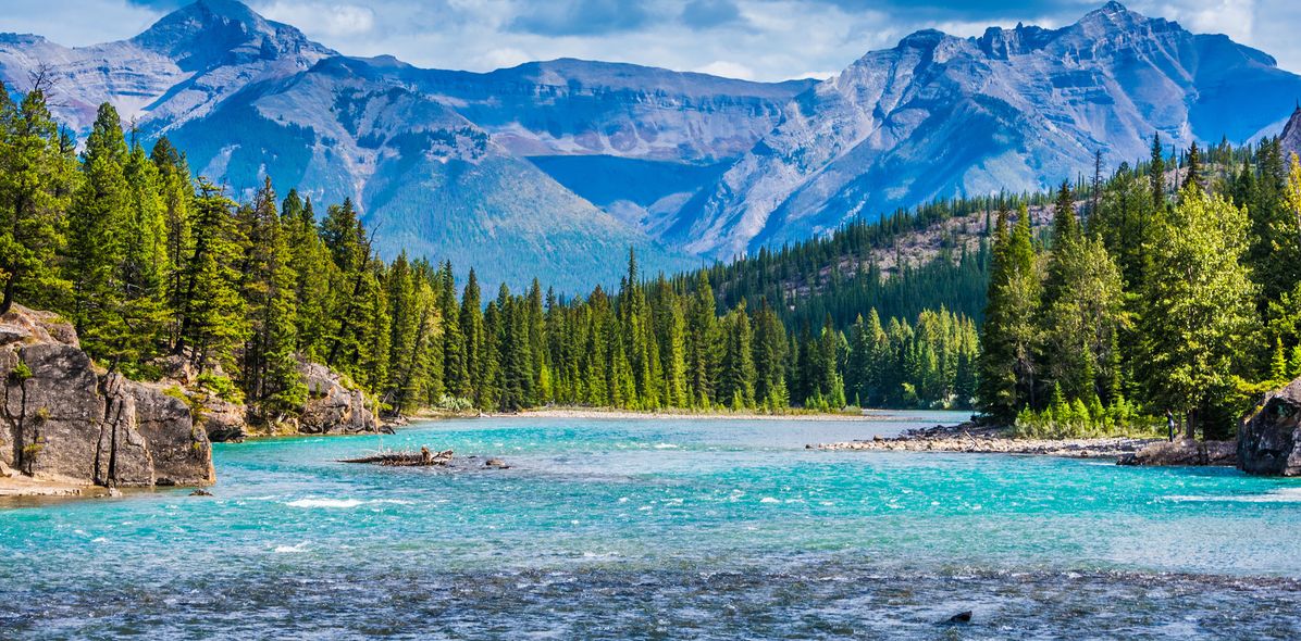 Landschaft im Banff Nationalpark in Kanada