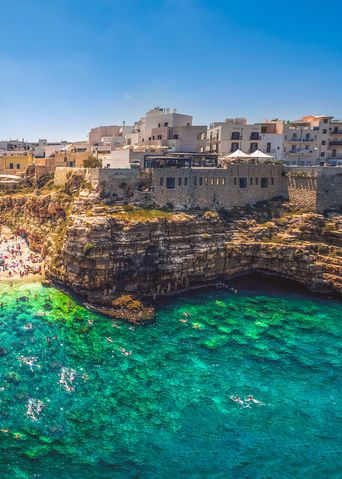 Polignano a mare stadt Italien