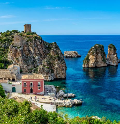Scobello auf Sizilien in Italien