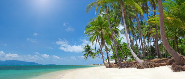 Strand von Koh Samui in Thailand