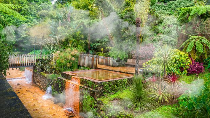 Thermalquellen "Poças da Dona Beija" in São Miguel