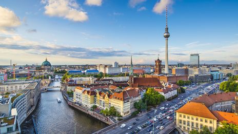 Blick auf Berlin von Oben