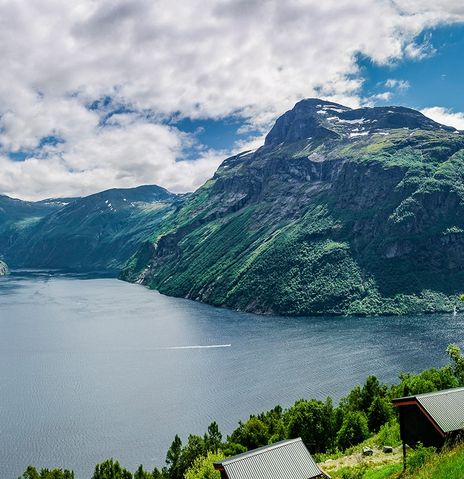Aussicht auf Geirangerfjord