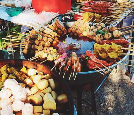 Essen auf dem Foodmarket