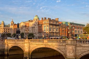 Liffey Häuser Dublin