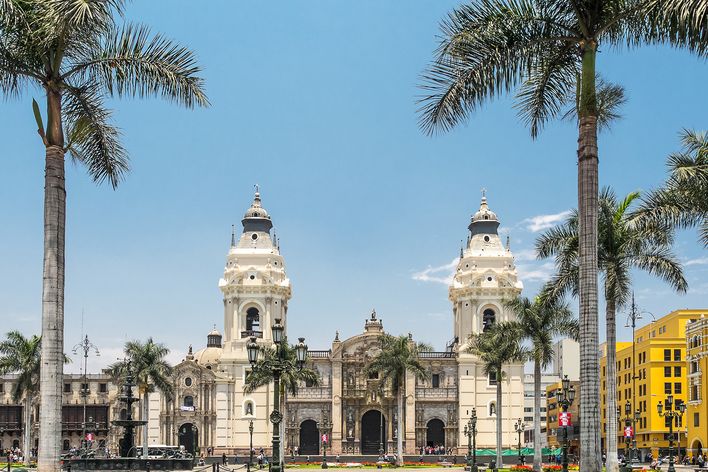 Stadt Lima in Peru