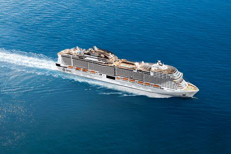 MSC Meraviglia auf hoher See