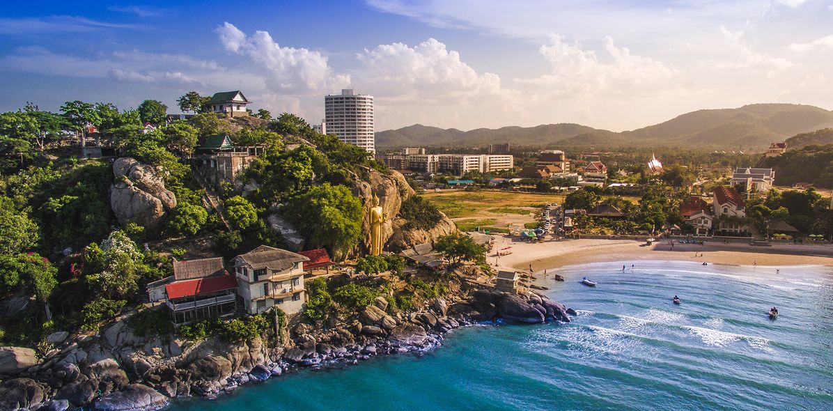 Blick auf Hua Hin