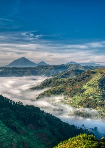 Landschaft in Uganda