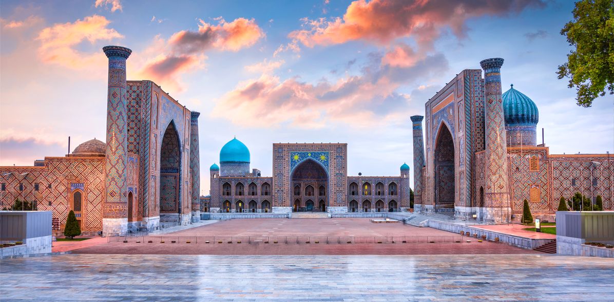Stadt Samarqand in Usbekistan