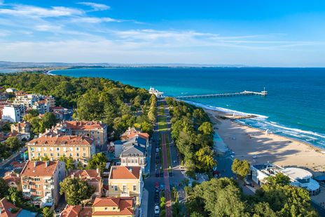 Strand von Burgas in Bulgarien