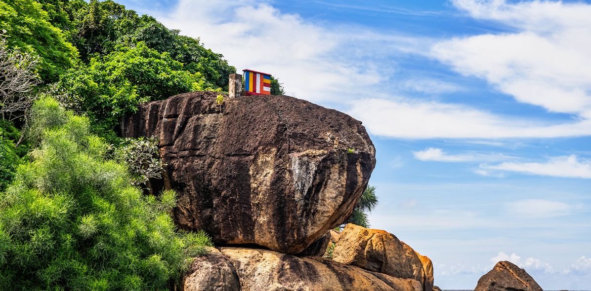 Blick auf Küste Sri Lanka