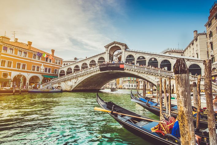 Venedig Rialtobruecke