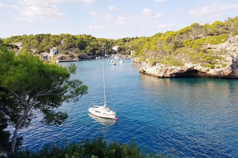 Bucht in Cala Figuera auf Mallorca