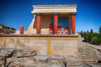 Palast von Knossos auf Kreta
