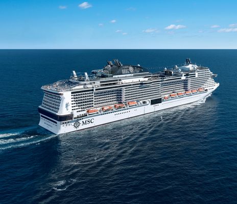 MSC Meraviglia auf hoher See