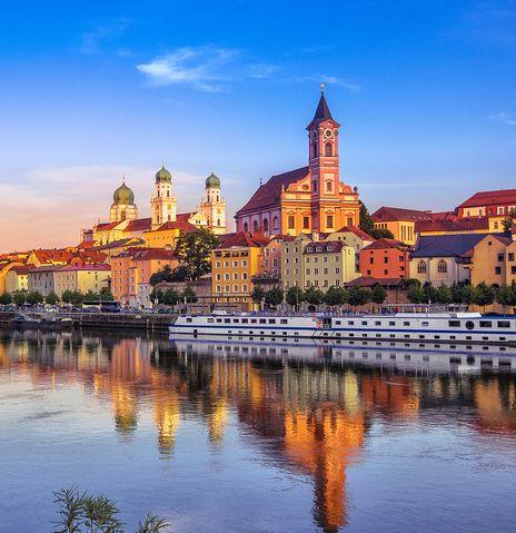 Blick auf Passau und die Donau