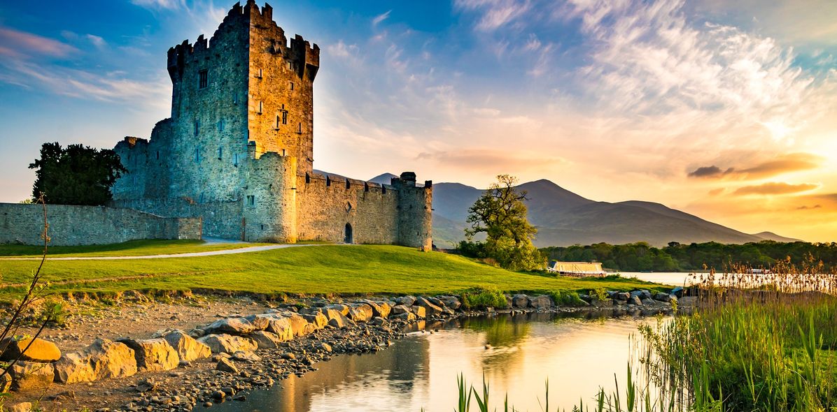 Schloss-Ruine in Irland